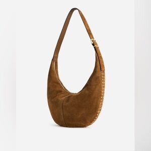 Madewell Tan Suede Hobo Bag